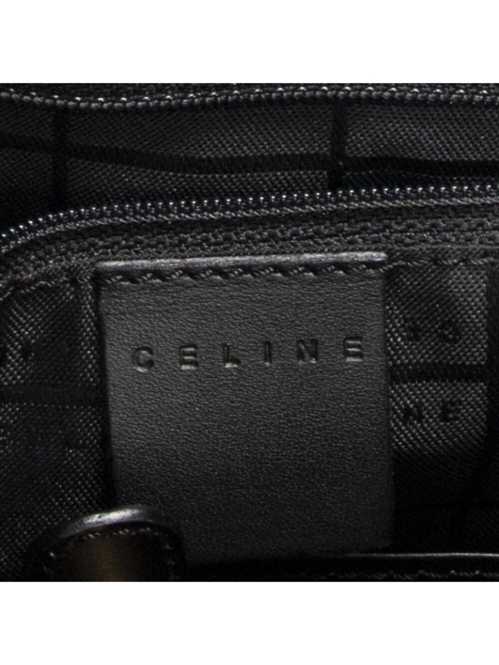 Celine Small Messenger Black Brown Macadam Canvas - Picture 10 of 10
